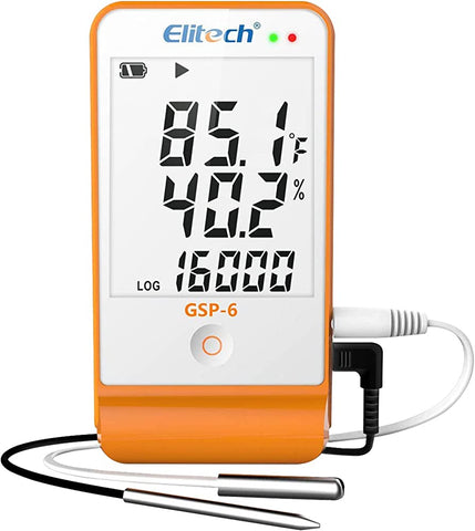 Registrador de datos termometro e higrometro Elitech